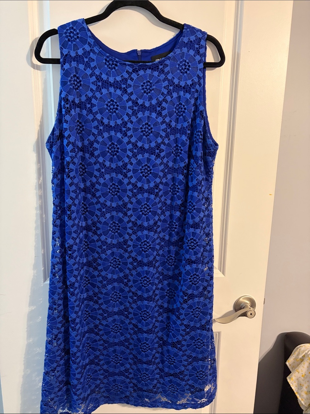 Studio Royal Blue Lace Midi Dress